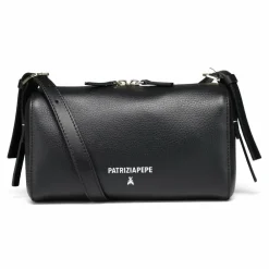 Hot Patrizia Pepe Schultertasche Leder 24 cm nero