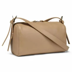 Patrizia Pepe Schultertaschen|Henkeltaschen<Schultertasche Leder 24 cm winter sand