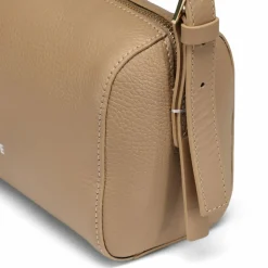 Patrizia Pepe Schultertaschen|Henkeltaschen<Schultertasche Leder 24 cm winter sand