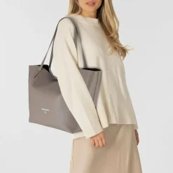 Patrizia Pepe Shopper Tasche Leder 30 cm