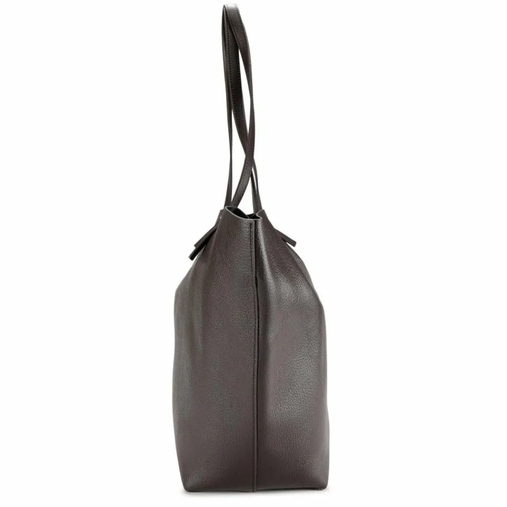 Patrizia Pepe Shopper Tasche Leder 30 cm deep chocolate