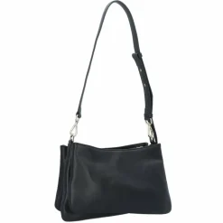 Discount Patrizia Pepe Tris Schultertasche Leder 28 cm nero