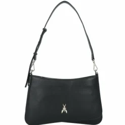 Patrizia Pepe Henkeltaschen|Schultertaschen<Tris Schultertasche Leder 28.5 cm nero