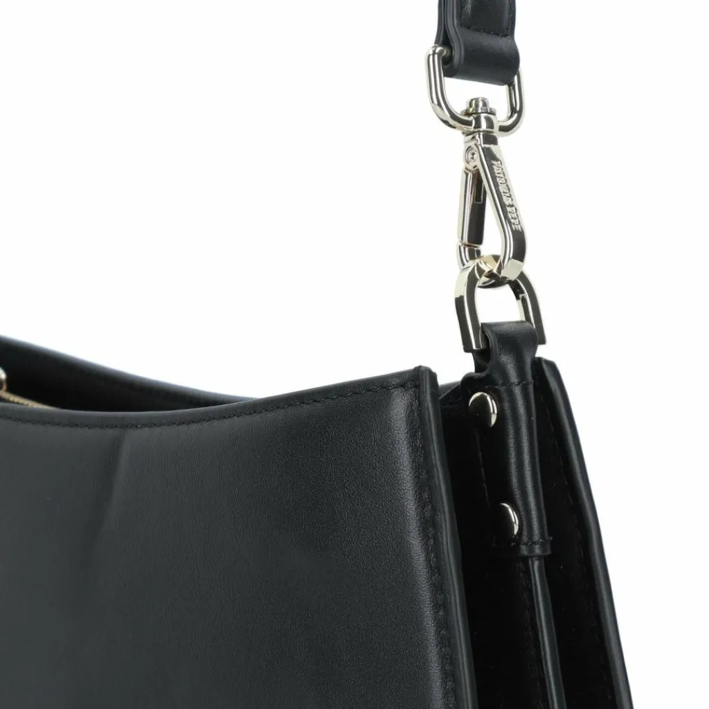Patrizia Pepe Henkeltaschen|Schultertaschen<Tris Schultertasche Leder 28.5 cm nero