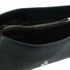 Patrizia Pepe Henkeltaschen|Schultertaschen<Tris Schultertasche Leder 28.5 cm nero