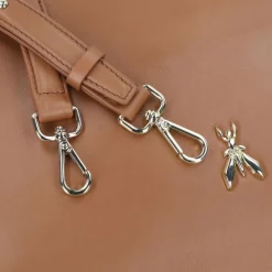 Patrizia Pepe Tris Umhängetasche Leder 37 cm