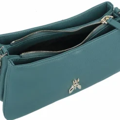 Outlet Patrizia Pepe Tris Umhängetasche Leder 22 cm mineral green