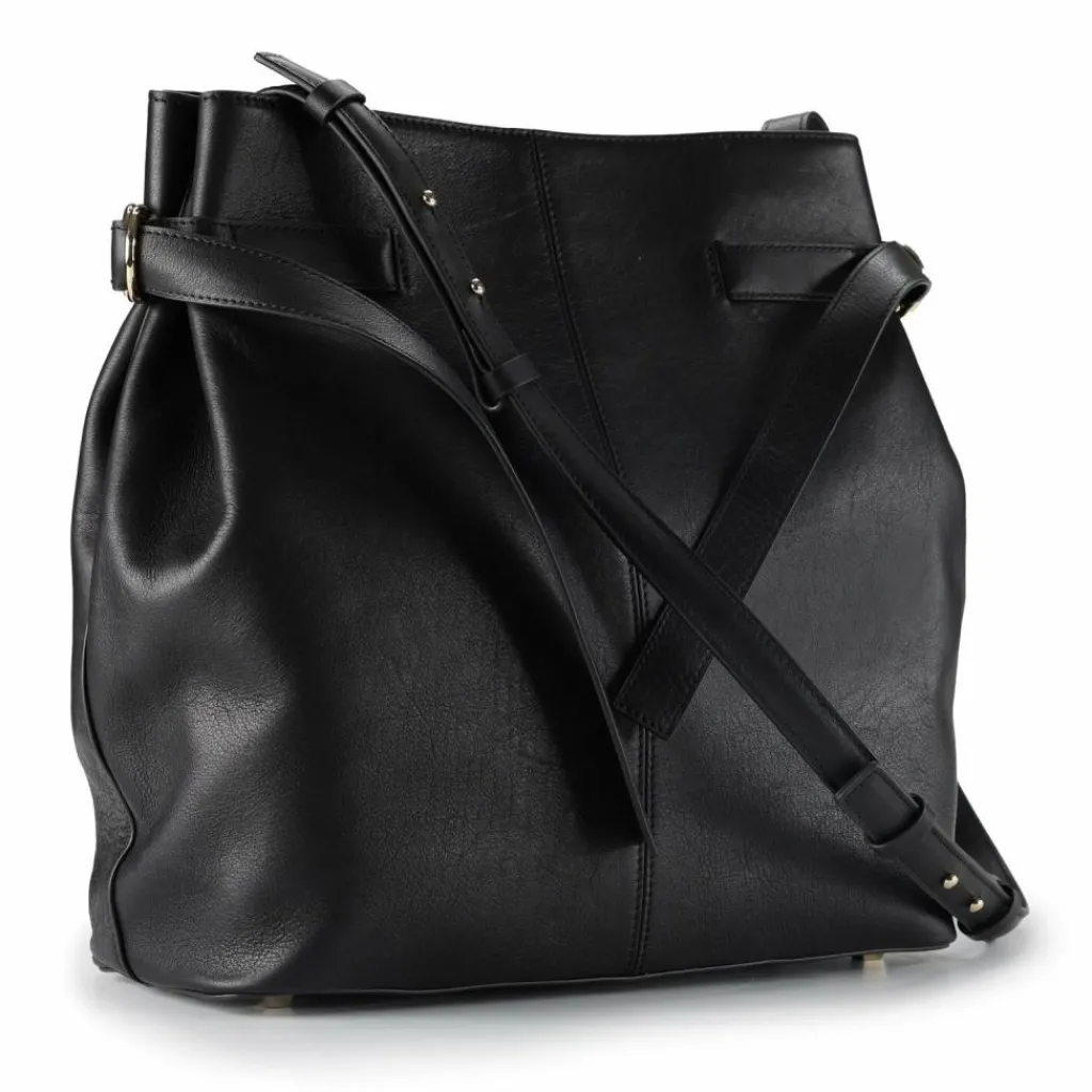 Patrizia Pepe Umhängetasche Leder 30.5 cm nero