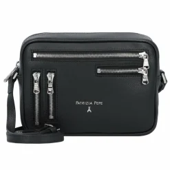 Hot Patrizia Pepe Umhängetasche Leder 23 cm nero