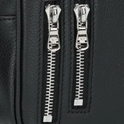 Hot Patrizia Pepe Umhängetasche Leder 23 cm nero