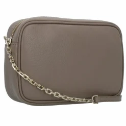 Outlet Patrizia Pepe Umhängetasche Leder 20 cm dark tatami