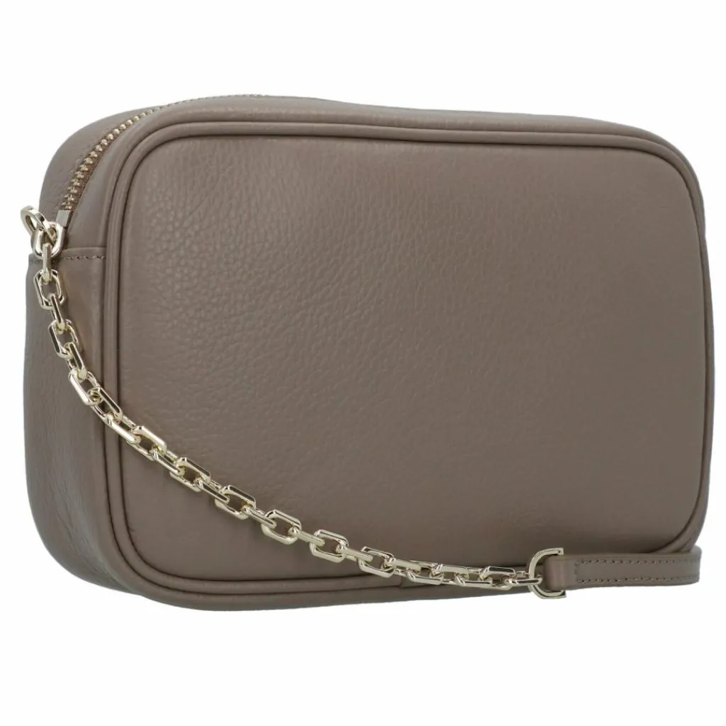 Outlet Patrizia Pepe Umhängetasche Leder 20 cm dark tatami