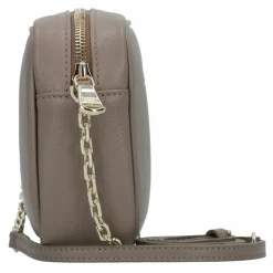 Outlet Patrizia Pepe Umhängetasche Leder 20 cm dark tatami