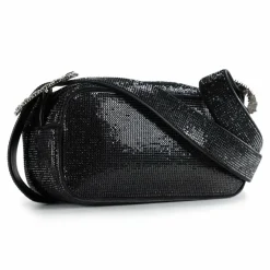 New Patrizia Pepe Umhängetasche Leder 21 cm nero jet