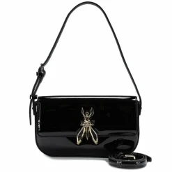 Sale Patrizia Pepe Umhängetasche Leder 22 cm glossy black