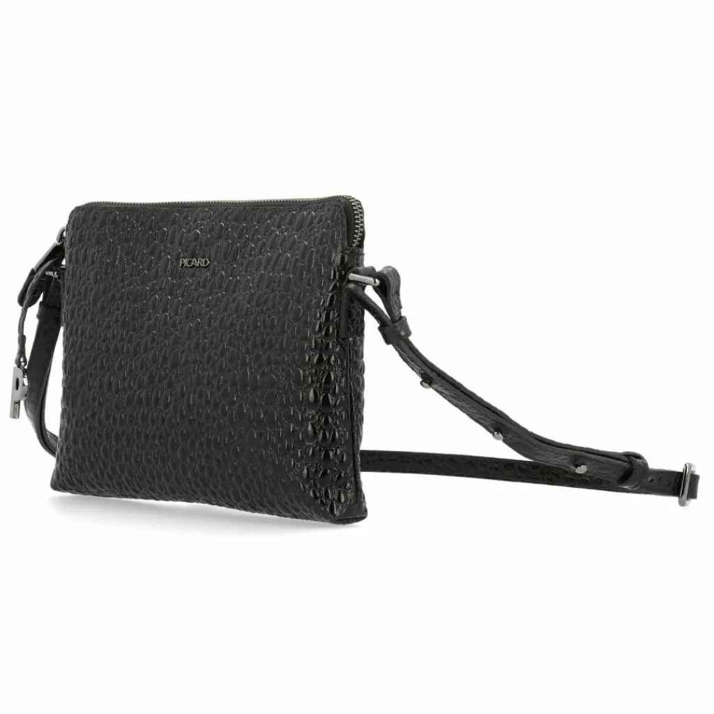 Picard Umhängetaschen<Aleganto Umhängetasche Leder 24 cm schwarz