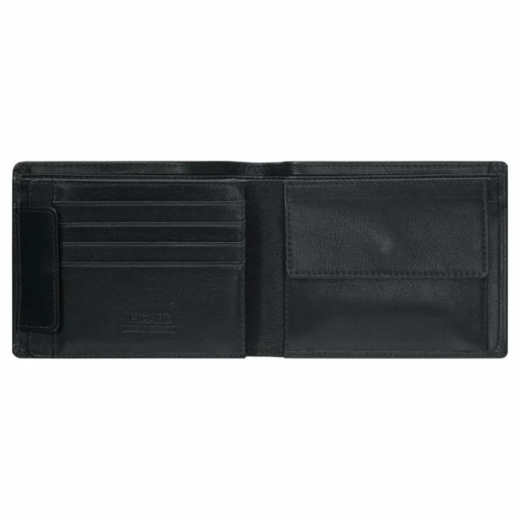 Best Picard Authentic1 Geldbörse RFID Schutz Leder 12.5 cm schwarz