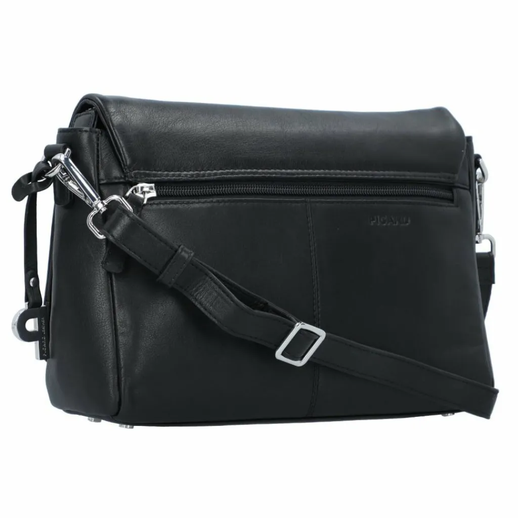 Picard Umhängetaschen<Bali Umhängetasche Leder 26 cm schwarz