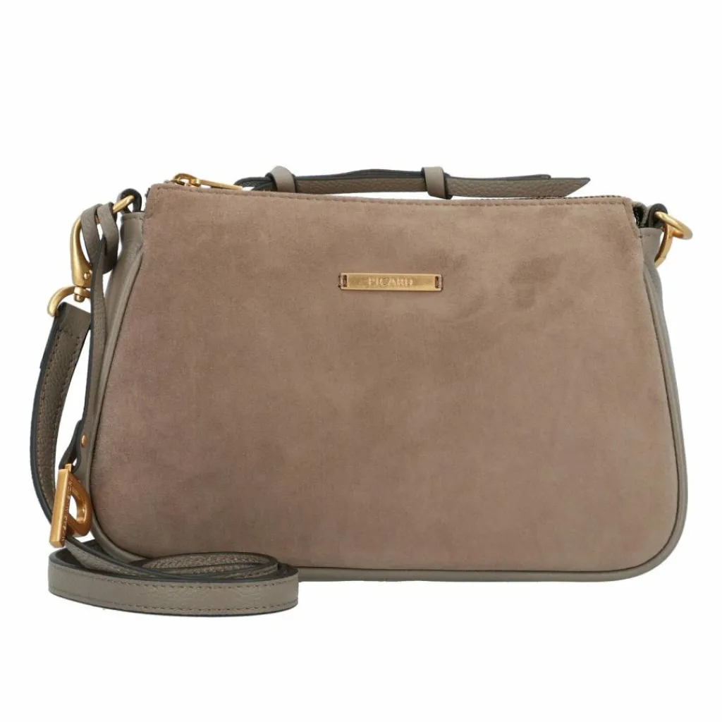 Hot Picard Bellair Umhängetasche Leder 22 cm gravel