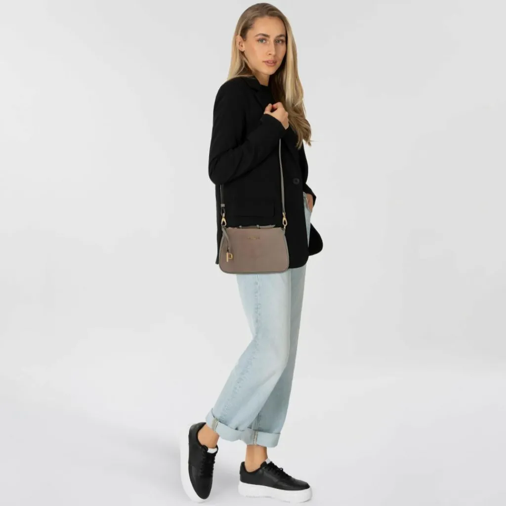 Hot Picard Bellair Umhängetasche Leder 22 cm gravel