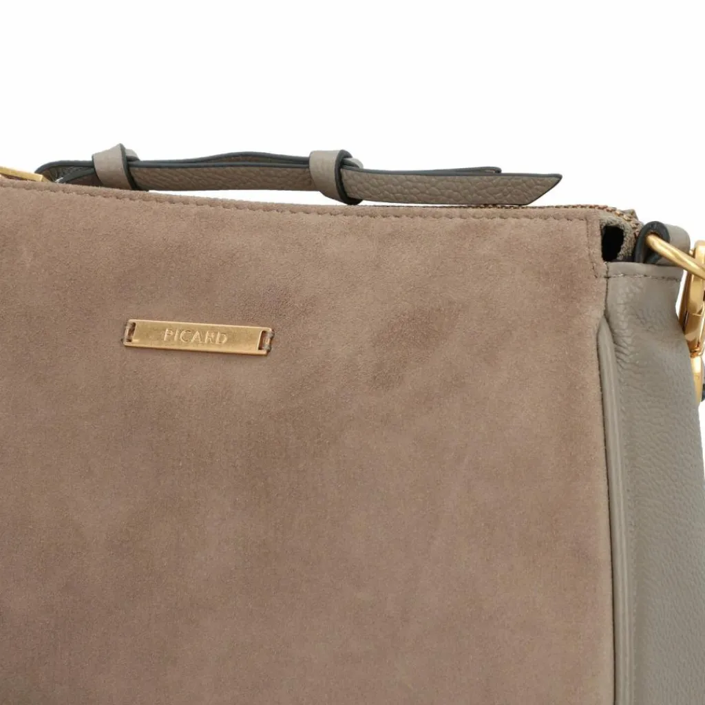 Hot Picard Bellair Umhängetasche Leder 22 cm gravel