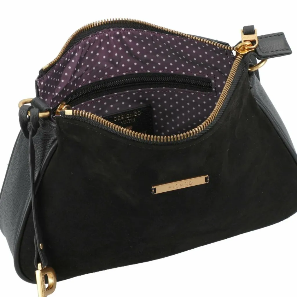 Picard Umhängetaschen<Bellair Umhängetasche Leder 22 cm schwarz