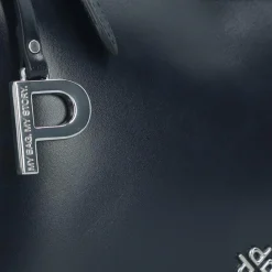 Picard Black Tie Black Tie Umhängetasche Leder 21 cm