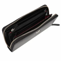 Picard Herrengeldbörsen Querformat|Damengeldbörsen Querformat<Black Tie1 Black Tie1 Geldbörse Leder 19 cm schwarz