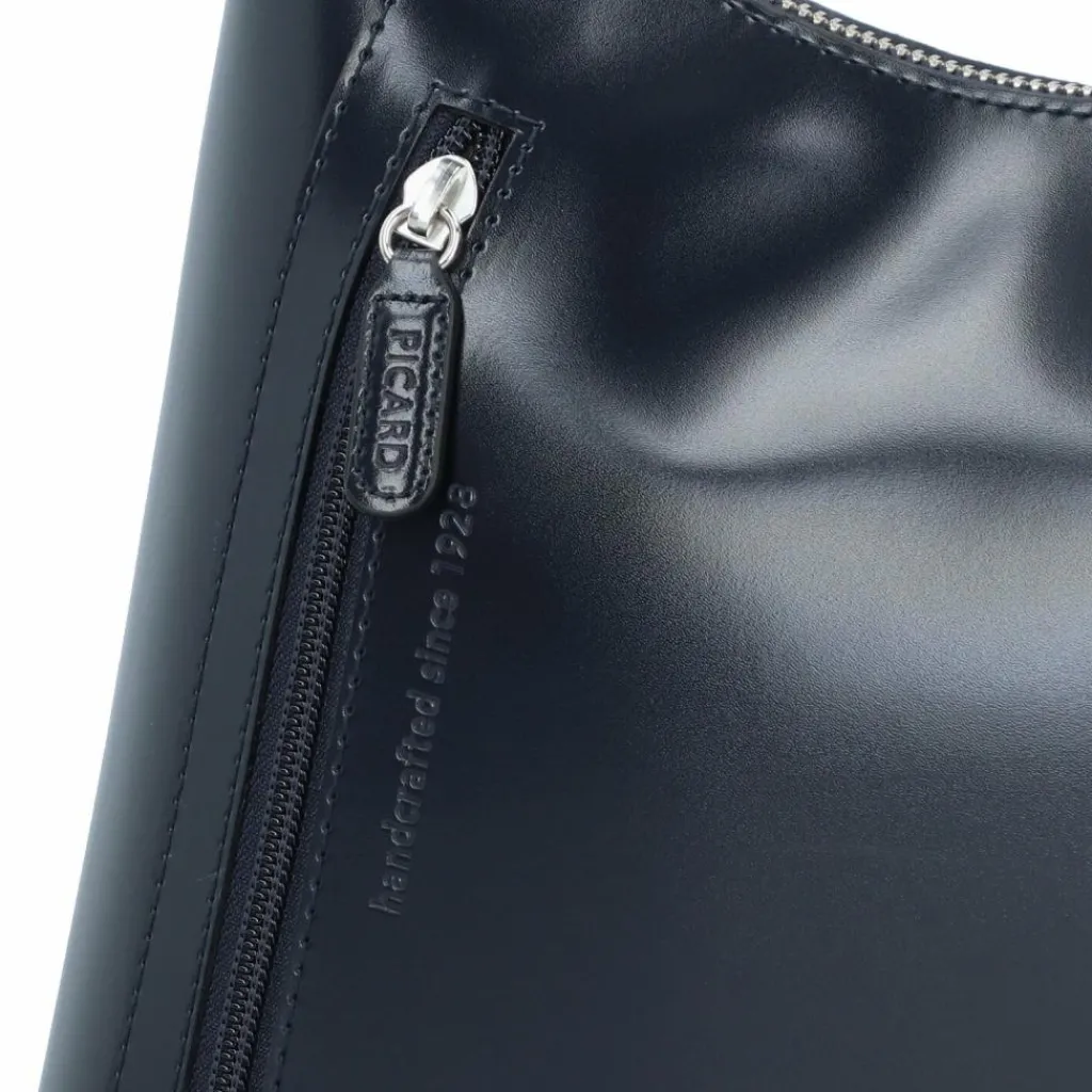 New Picard Black Tie Schultertasche Leder 34 cm ozean