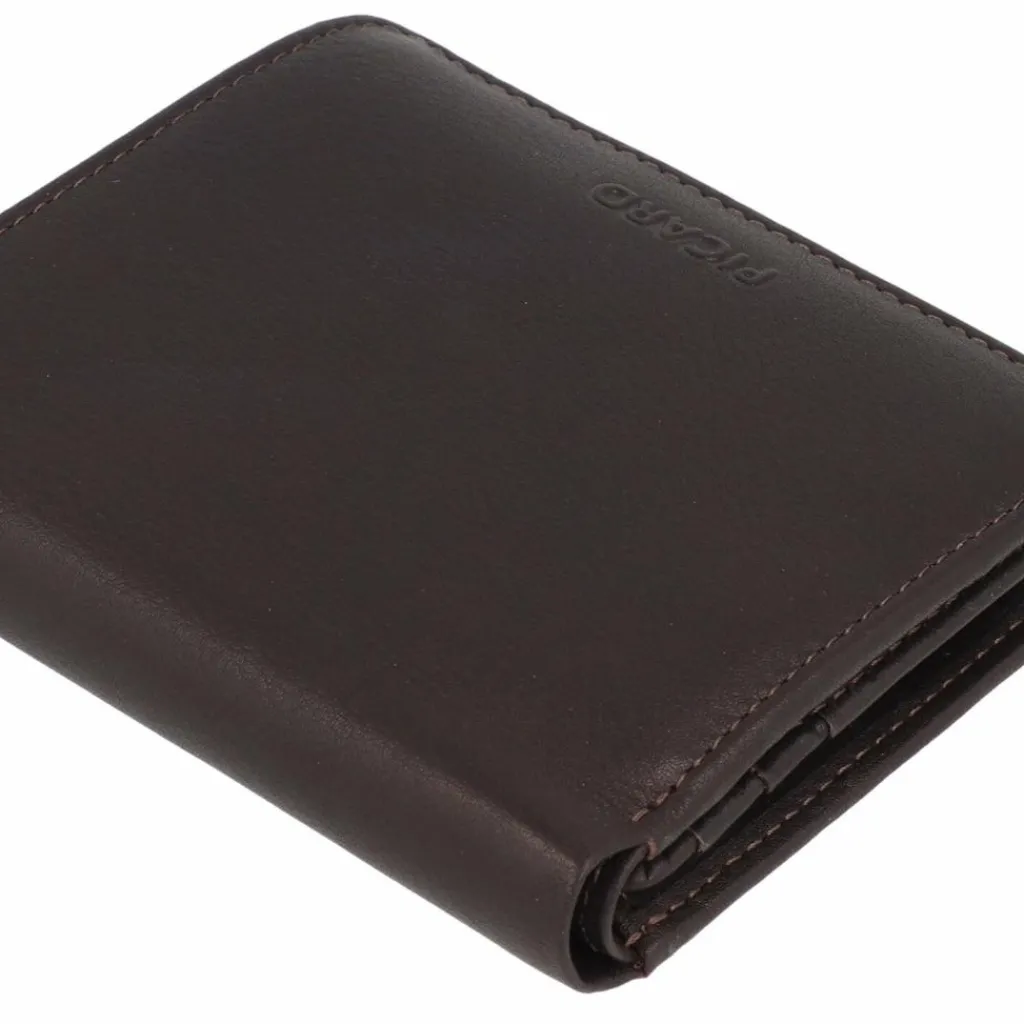 Picard Herrengeldbörsen Querformat<Brooklyn Geldbörse Leder 9 cm cafe