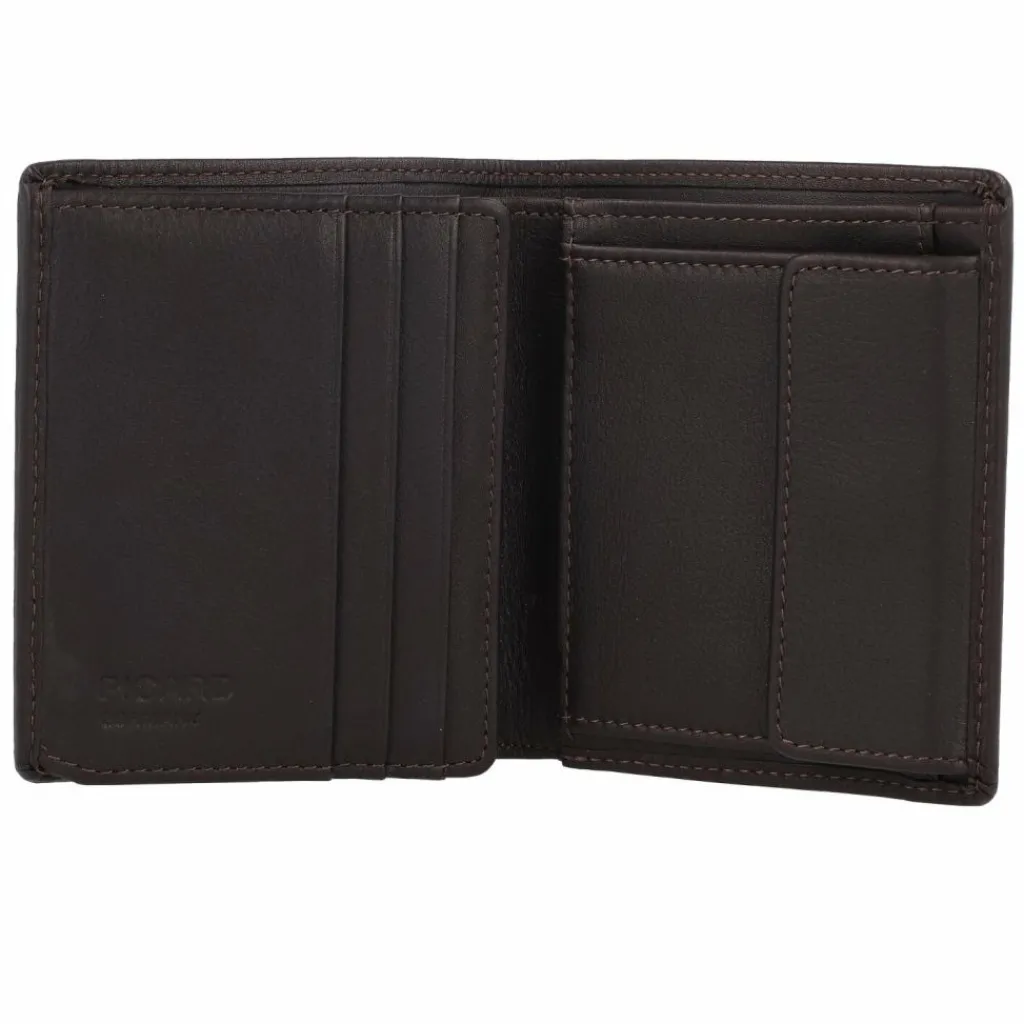 Picard Herrengeldbörsen Querformat<Brooklyn Geldbörse Leder 9 cm cafe