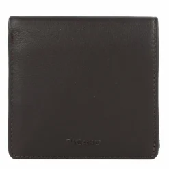 Picard Herrengeldbörsen Querformat<Brooklyn Geldbörse Leder 9.5 cm cafe