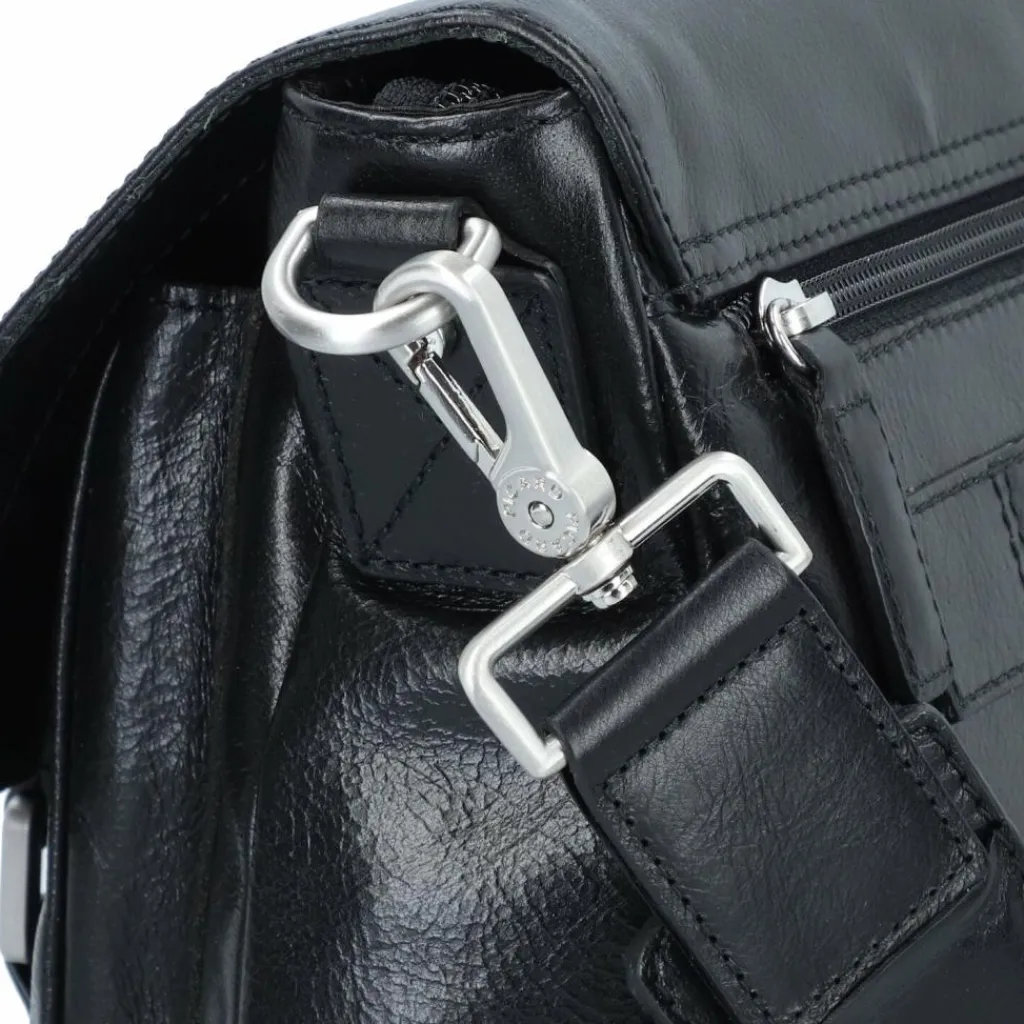 Picard Laptoptaschen|Aktentaschen<Buddy Aktentasche Leder 40 cm Laptopfach schwarz