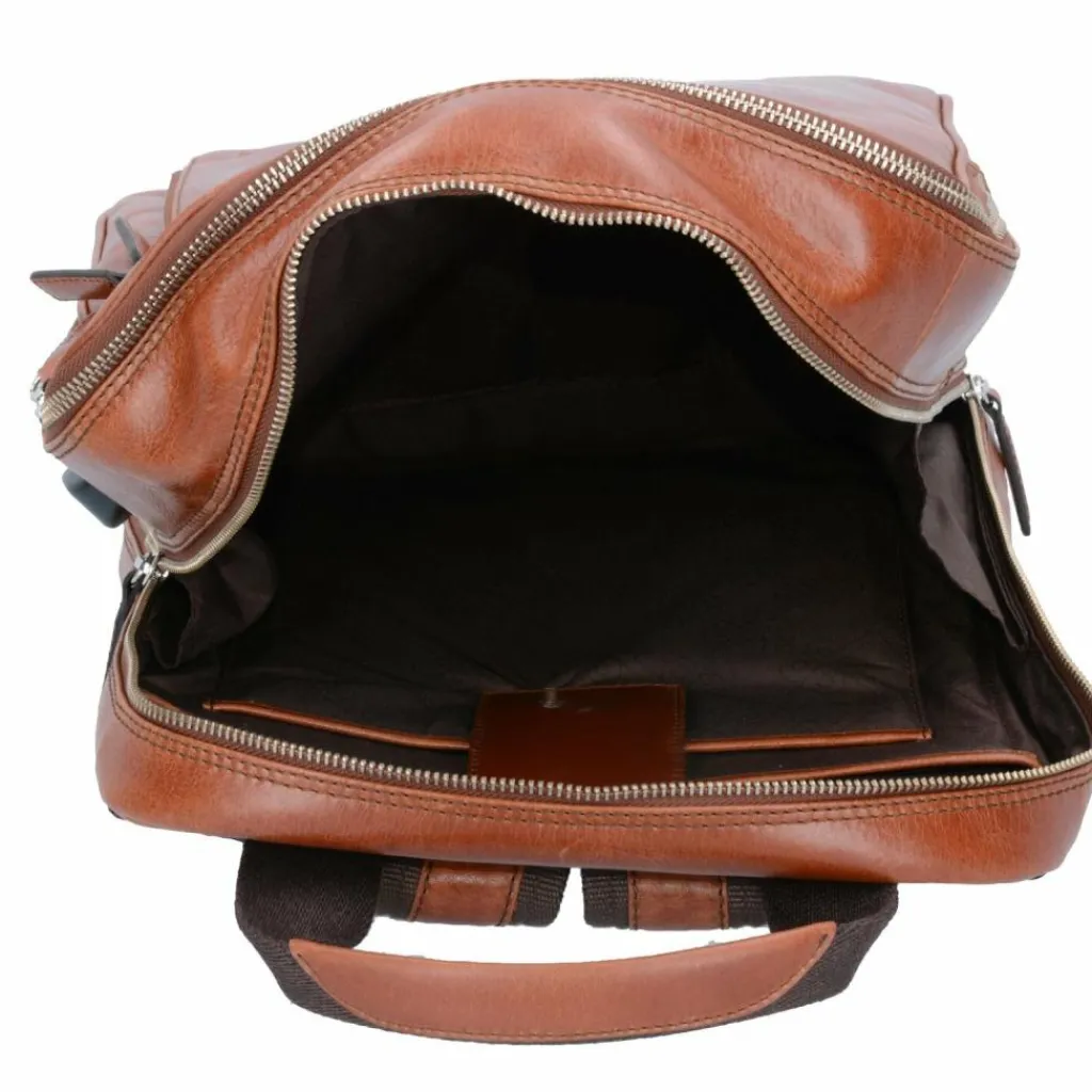 Best Picard Buddy Rucksack Leder 39 cm Laptopfach cognac