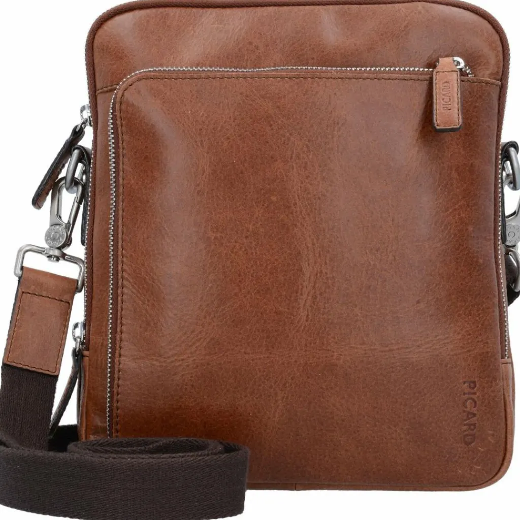 Clearance Picard Buddy Umhängetasche Leder 23 cm cognac