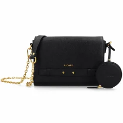 Sale Picard Chic Way Umhängetasche Leder 23 cm schwarz