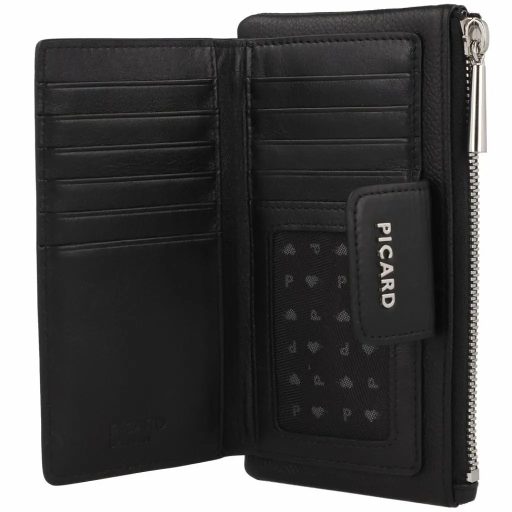 Picard Damengeldbörsen Querformat<Embrace 1 Geldbörse Leder 17 cm schwarz
