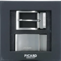 Herren Picard Gürtel Geschenkbox Leder 3tlg.