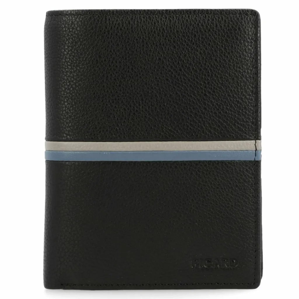 Outlet Picard Horizon 1 Geldbörse RFID Schutz Leder 9.5 cm schwarz