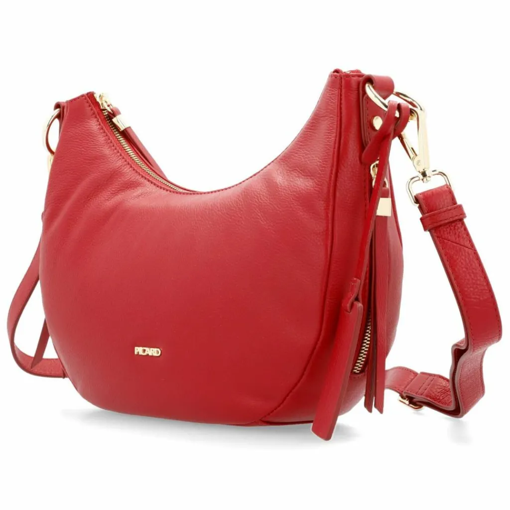 Picard Umhängetaschen<Java Umhängetasche Leder 30 cm lipstick