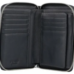 New Picard Ladysafe Geldbörse RFID Leder 14,5 cm navy