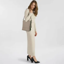 Online Picard Levante Schultertasche Leder 37 cm gravel