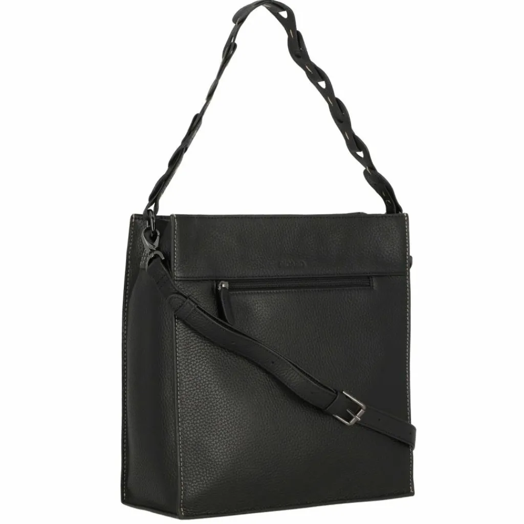 Discount Picard Peephole Schultertasche Leder 28 cm schwarz