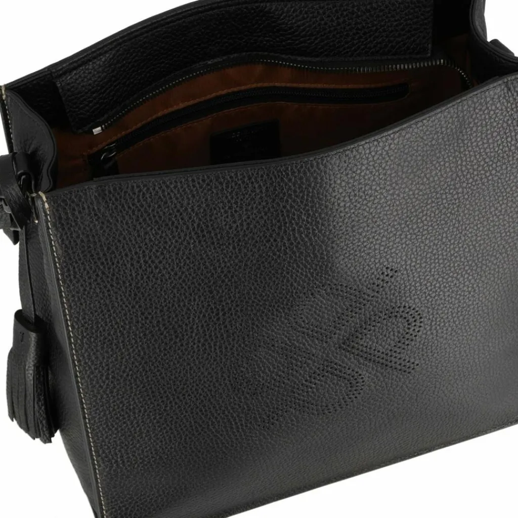 Discount Picard Peephole Schultertasche Leder 28 cm schwarz