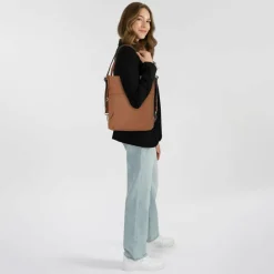 Picard Henkeltaschen|Schultertaschen<Pure Schultertasche Leder 30 cm cognac