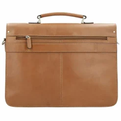 Best Picard Toscana Aktentasche Leder 37 cm Laptopfach camel