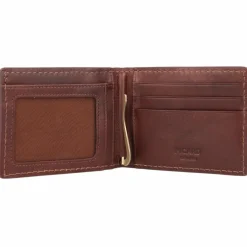 Picard Herrengeldbörsen Querformat<Toscana Geldbörse Leder 11 cm Geldscheinklammer kastanie