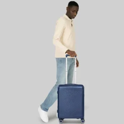 Picard Hartgepäck Kabinengepäck|4-Rollen Kabinentrolleys<Vienna 4 Rollen Kabinentrolley S 54 cm navy blue