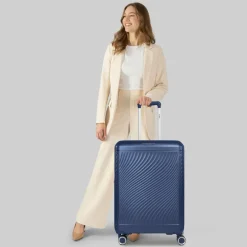 Hot Picard Vienna 4 Rollen Trolley M 65 cm mit Dehnfalte navy blue