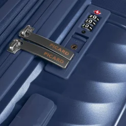 Hot Picard Vienna 4 Rollen Trolley M 65 cm mit Dehnfalte navy blue